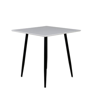 Venture Home Polar matbord 80*80cm - Vita/svarta ben