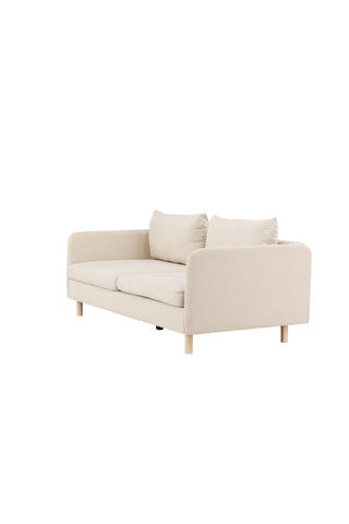 Venture Home Zero 2-sits soffa - Woodlook / Beige Tyg