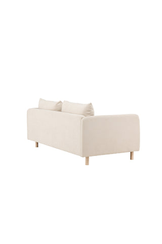 Venture Home Zero 2-sits soffa - Woodlook / Beige Tyg
