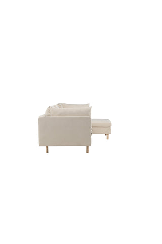 Venture Home Luna Soffa - Svart / Vit Boucle
