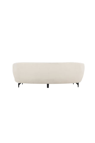 Venture Home Luna Soffa - Svart / Vit Boucle