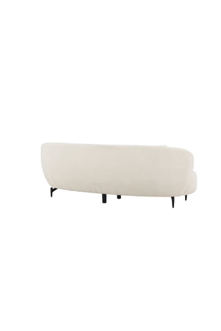 Venture Home Luna Soffa - Svart / Vit Boucle