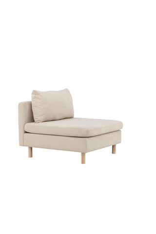 Venture Home Zero Single Sofa - Woodlook / Beige Tyg
