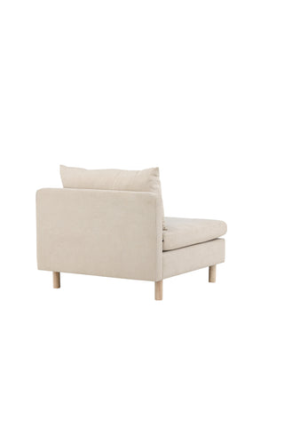 Venture Home Zero Single Sofa - Woodlook / Beige Tyg