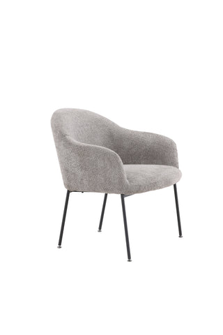 Venture Home Catania Enkelsoffa - Grå / Ljusgrå Boucle
