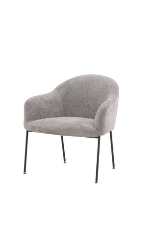 Venture Home Catania Enkelsoffa - Grå / Ljusgrå Boucle