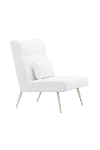 Venture Home Bloom Enkelsoffa - Whitewash / White Teddy