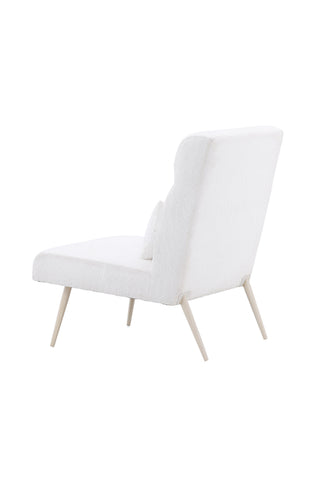Venture Home Bloom Enkelsoffa - Whitewash / White Teddy