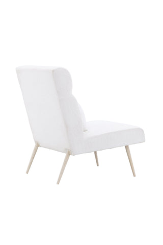 Venture Home Bloom Enkelsoffa - Whitewash / White Teddy