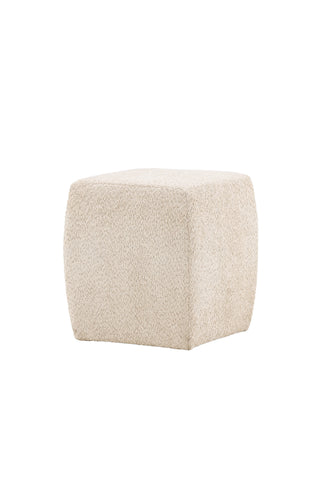 Venture Home Neapel Puff - Beige / Beige Boucle
