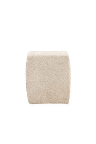 Venture Home Neapel Puff - Beige / Beige Boucle