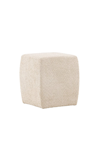 Venture Home Neapel Puff - Beige / Beige Boucle