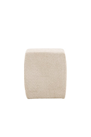 Venture Home Neapel Puff - Beige / Beige Boucle