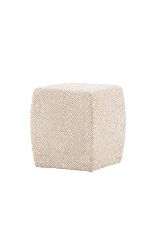 Venture Home Neapel Puff - Beige / Beige Boucle