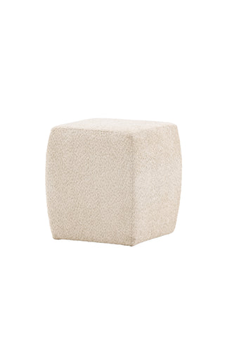 Venture Home Neapel Puff - Beige / Beige Boucle