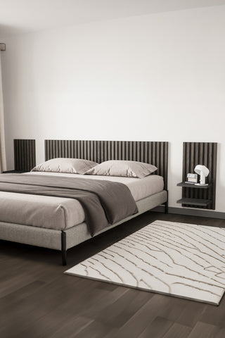 Venture Home Caen Sidobord - Svart/ Pulverlackering