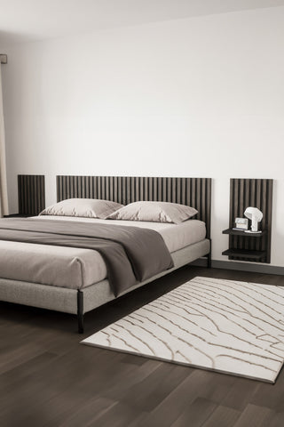 Venture Home Avignon Sidobord - Svart/ Pulverlackering