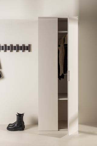 Venture Home Fin garderob - Beige / Melamin Järnrör