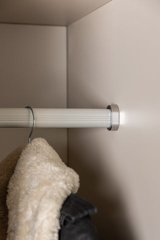 Venture Home Fin garderob - Beige / Melamin Järnrör