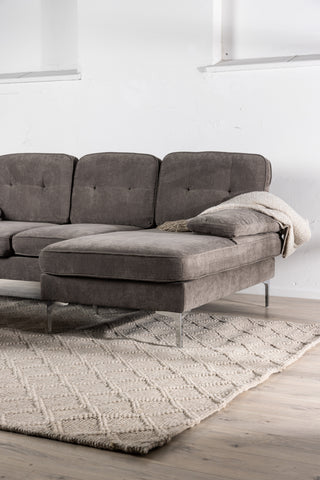 Venture Home Remis Soffa - Ljusgrå tyg