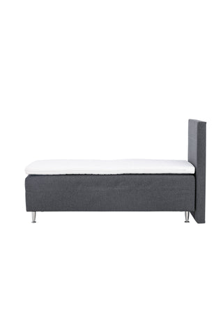 Venture Home Mesa Bed 90*200 - Matt Silver / Mörkgrå Tyg Lino 12