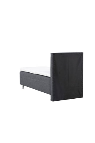 Venture Home Mesa Bed 90*200 - Matt Silver / Mörkgrå Tyg Lino 12
