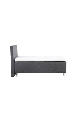 Venture Home Mesa Bed 120*200 - Matt Silver / Mörkgrå Tyg Lino 12