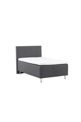 Venture Home Mesa Bed 120*200 - Matt Silver / Mörkgrå Tyg Lino 12