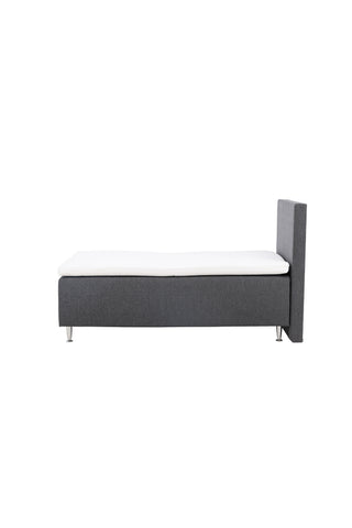 Venture Home Mesa Bed 120*200 - Matt Silver / Mörkgrå Tyg Lino 12