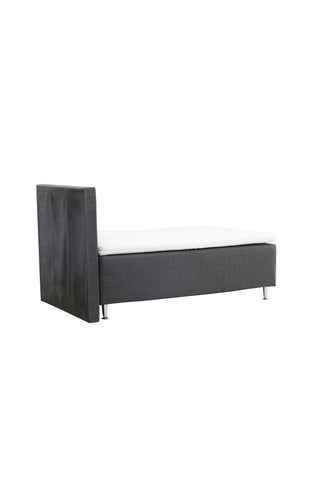 Venture Home Mesa Bed 120*200 - Matt Silver / Mörkgrå Tyg Lino 12