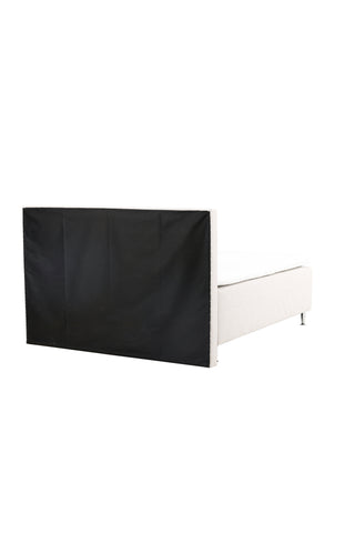 Venture Home Mesa Bed 180*200 - Matt Silver / Beige Tyg Lino 02
