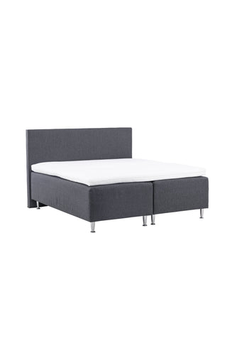 Venture Home Mesa Bed 180*200 - Matt Silver / Mörkgrå Tyg Lino 12