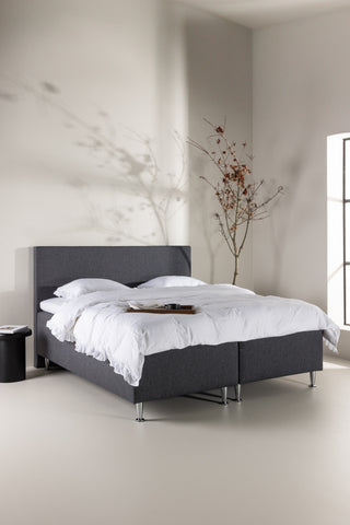 Venture Home Mesa Bed 180*200 - Matt Silver / Mörkgrå Tyg Lino 12