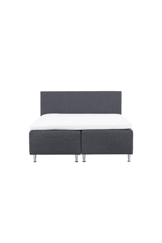 Venture Home Mesa Bed 180*200 - Matt Silver / Mörkgrå Tyg Lino 12