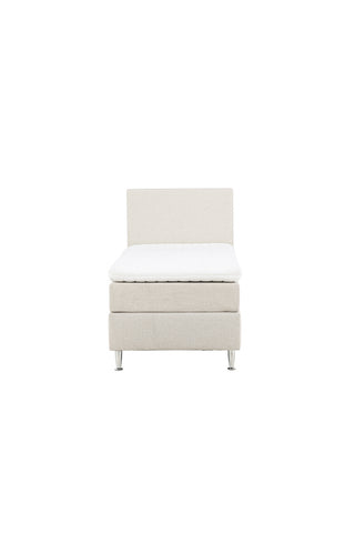 Venture Home Toledo Säng 90*200 - Matt Silver / Beige Tyg Lino 02