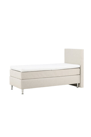 Venture Home Toledo Säng 90*200 - Matt Silver / Beige Tyg Lino 02