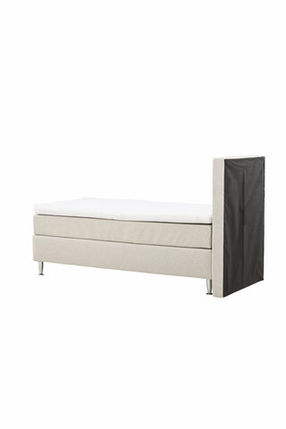 Venture Home Toledo Säng 90*200 - Matt Silver / Beige Tyg Lino 02