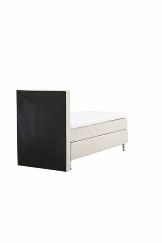 Venture Home Toledo Säng 90*200 - Matt Silver / Beige Tyg Lino 02