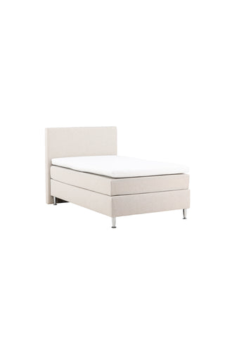 Venture Home Toledo Säng 120*200 - Matt Silver / Beige Tyg Lino 02