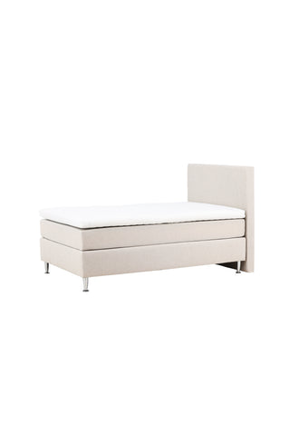 Venture Home Toledo Säng 120*200 - Matt Silver / Beige Tyg Lino 02