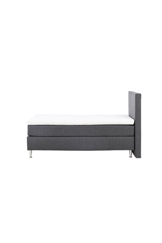 Venture Home Toledo Säng 120*200 - Matt Silver / Mörkgrå Tyg Lino 12