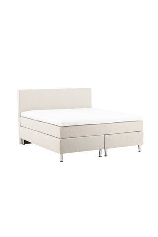 Venture Home Toledo Säng 180*200 - Matt Silver / Beige Tyg Lino 02