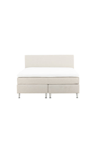 Venture Home Toledo Säng 180*200 - Matt Silver / Beige Tyg Lino 02