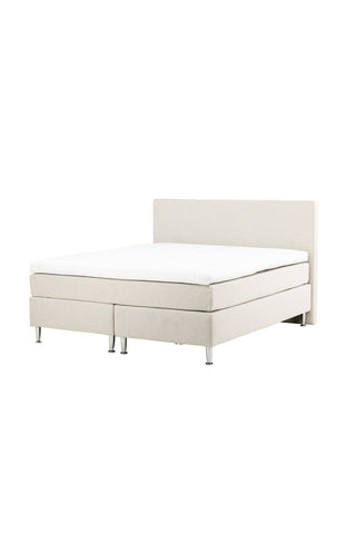 Venture Home Toledo Säng 180*200 - Matt Silver / Beige Tyg Lino 02
