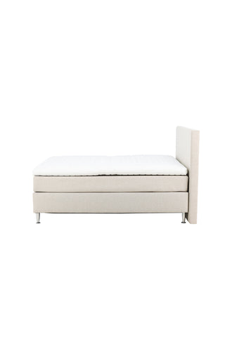 Venture Home Toledo Säng 180*200 - Matt Silver / Beige Tyg Lino 02