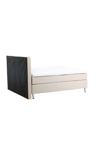 Venture Home Toledo Säng 180*200 - Matt Silver / Beige Tyg Lino 02