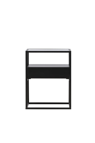 Venture Home Fortaleza Sidobord - Svart / Svart