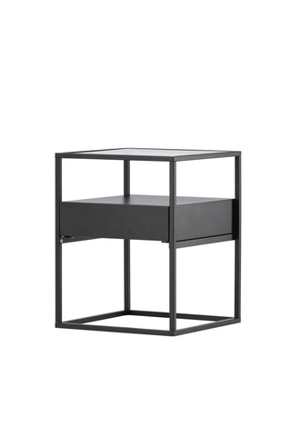 Venture Home Fortaleza Sidobord - Svart / Svart