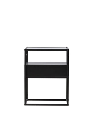 Venture Home Fortaleza Sidobord - Svart / Svart