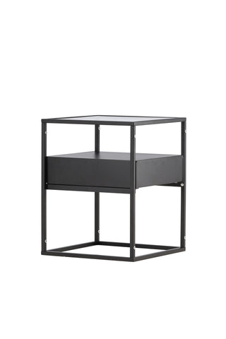 Venture Home Fortaleza Sidobord - Svart / Svart